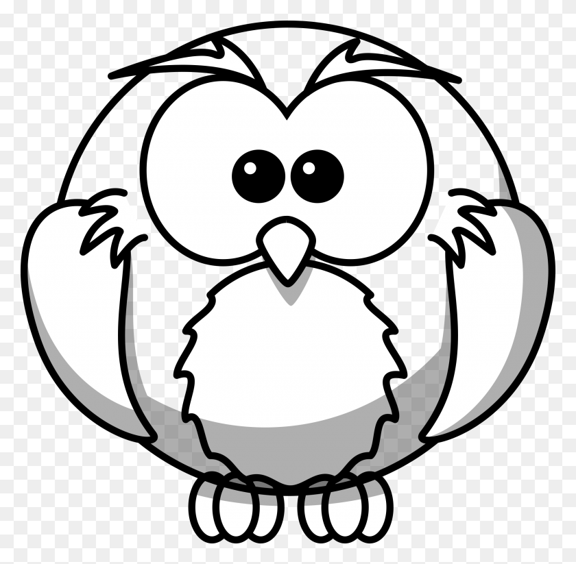 2400x2348 Clipart - Black Owl Clipart