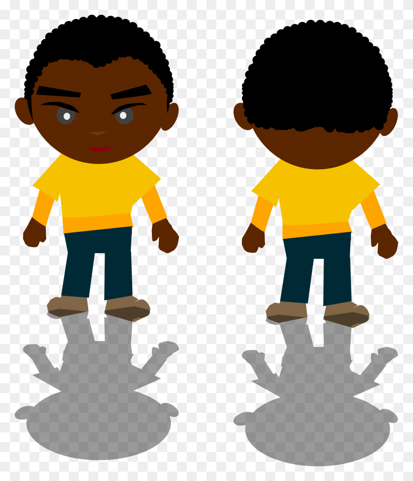 2035x2400 Clipart - Black People PNG