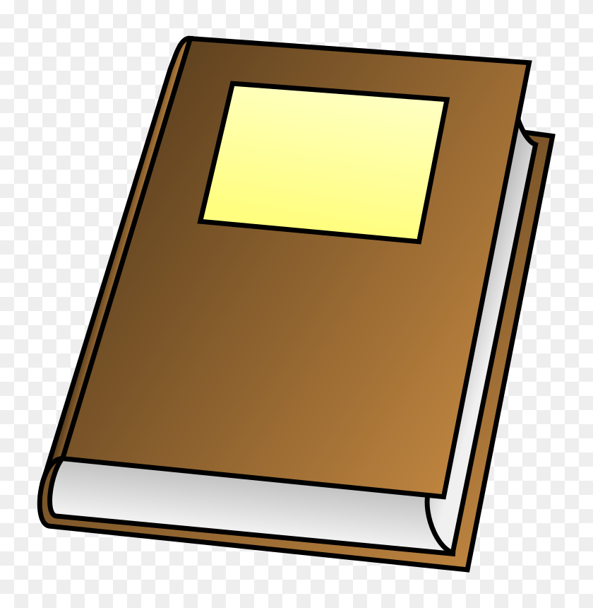 765x800 Clipart - Blank Book Clipart