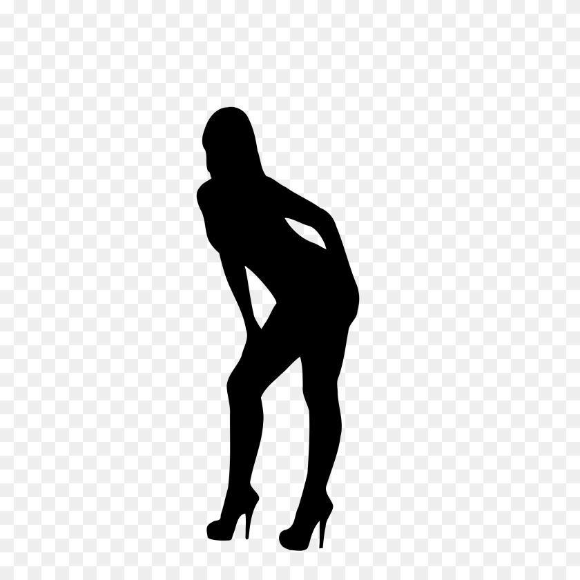 2400x2400 Clipart - Model Silhouette PNG