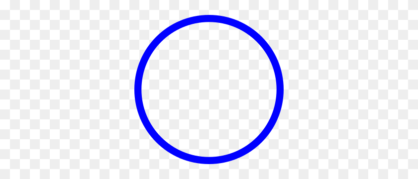 300x300 Clipart - Blue Circle Clipart