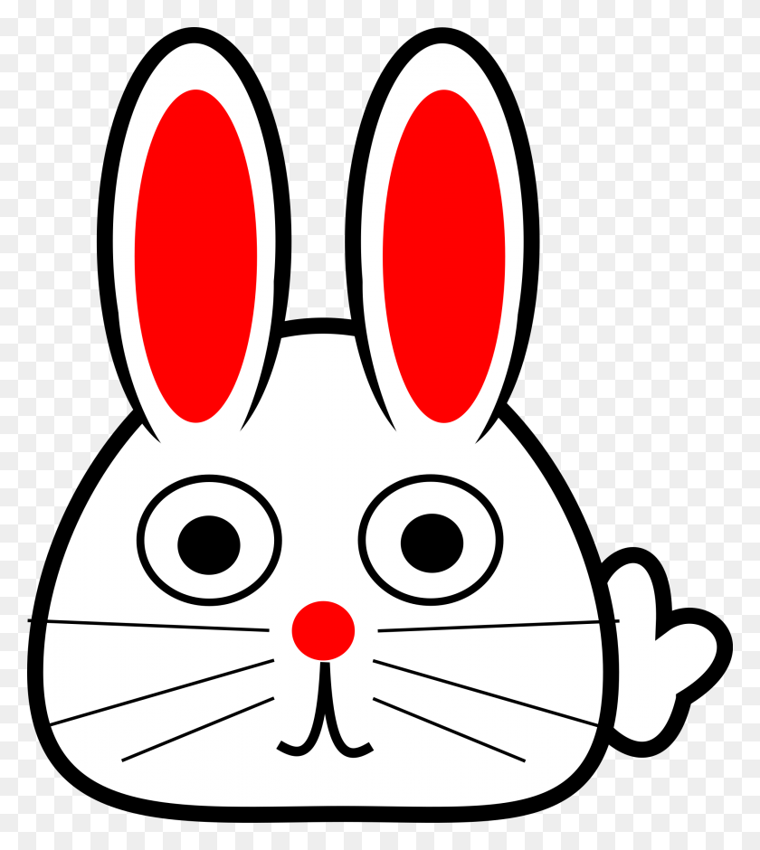 2126x2400 Clipart - Bunny Nose Clipart