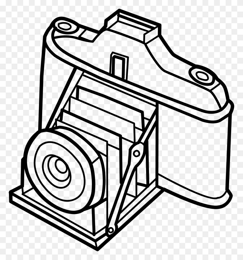 1867x2009 Clipart - Camera Drawing PNG