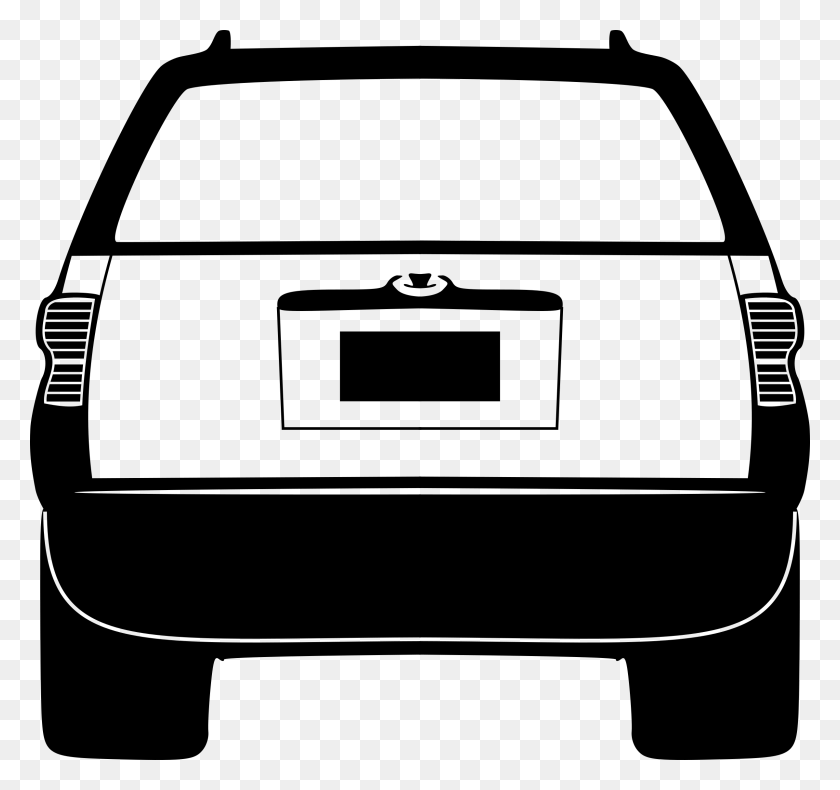 2400x2247 Clipart - Car On Road Clipart