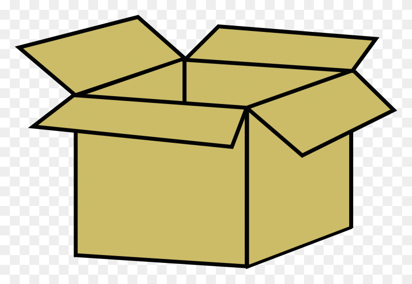 2227x1482 Clipart - Cardboard Box Clipart