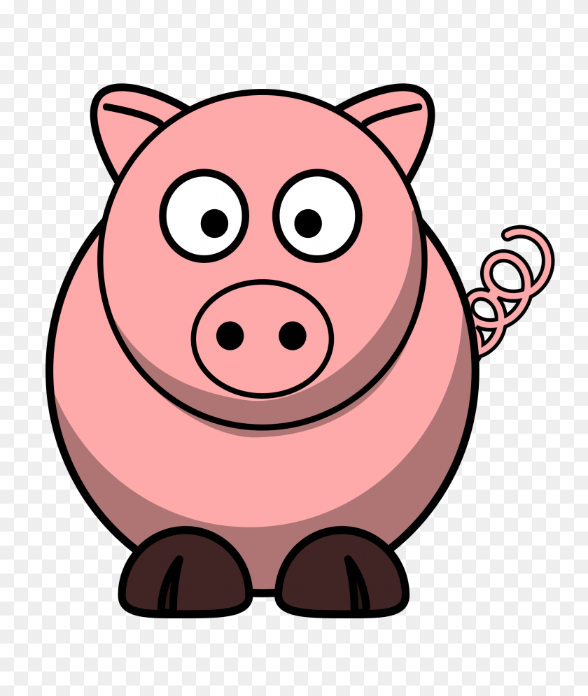 2000x2400 Clipart - Cartoon Pig PNG