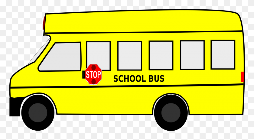 2400x1242 Clipart - Charter Bus Clipart