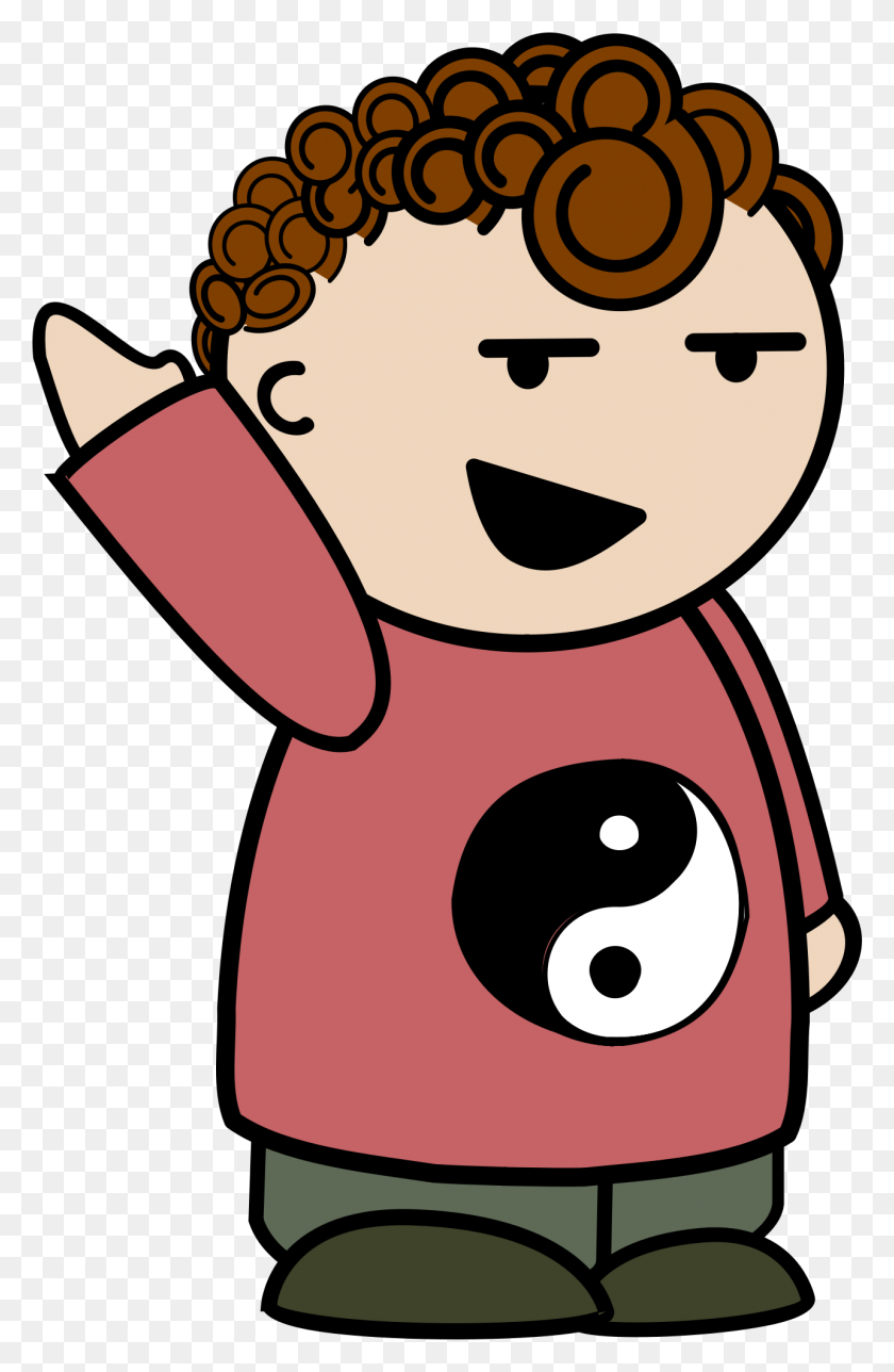 1285x2024 Clipart - Child Pointing Clipart