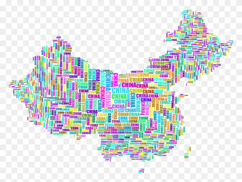2334x1708 Clipart - China Map Clipart