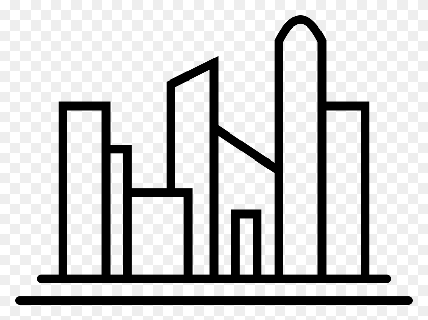 2208x1608 Clipart - City Clipart Black And White