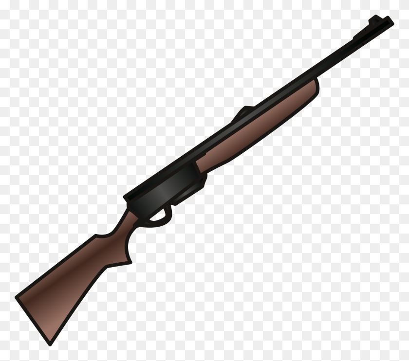 2380x2081 Clipart - Clipart Rifle