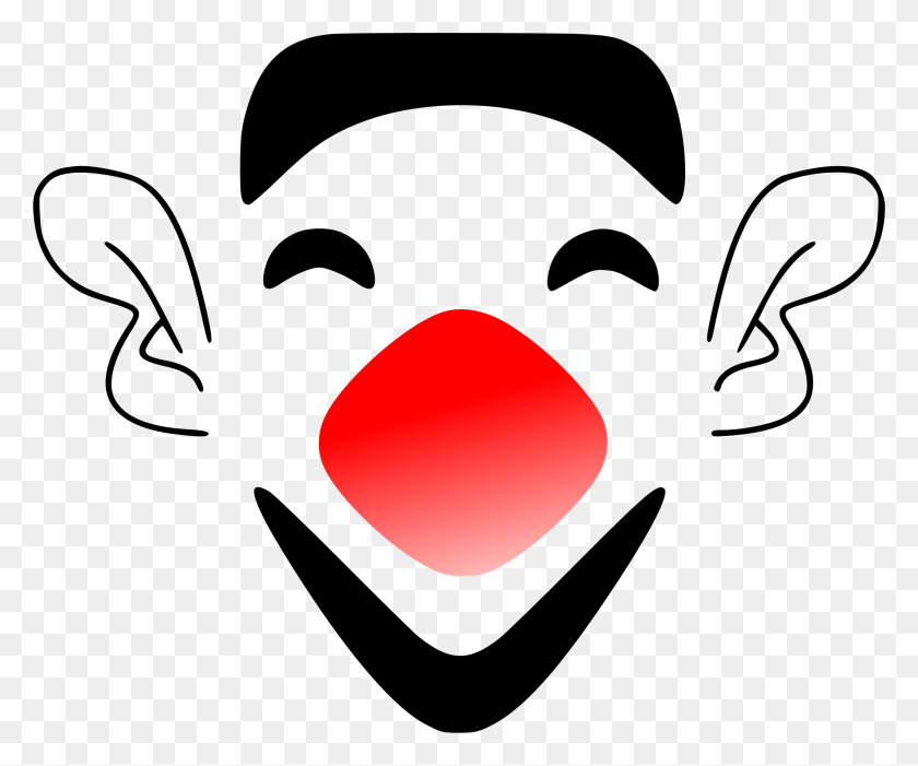 2119x1743 Clipart - Clown Nose Clipart