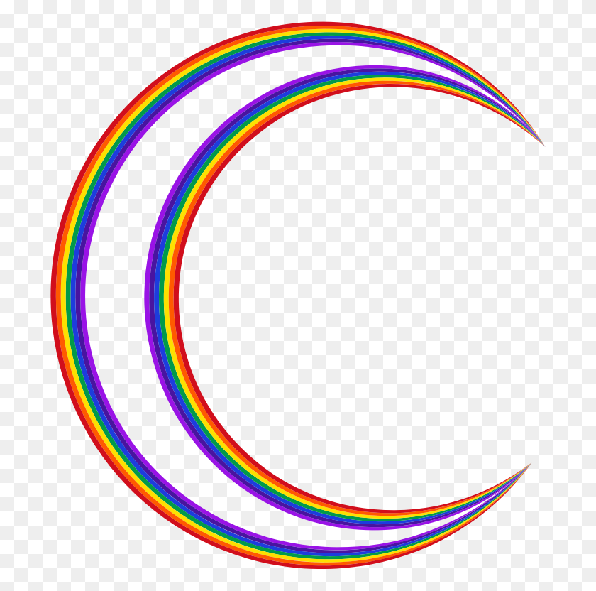 698x772 Clipart - Crescent Moon Clipart