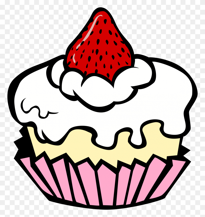 2258x2400 Clipart - Cupcake PNG