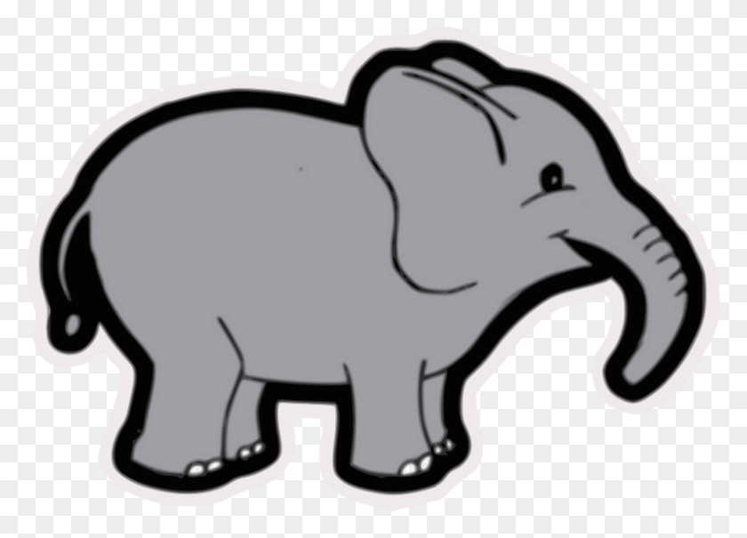 800x559 Clipart - Cute Elephant Clipart