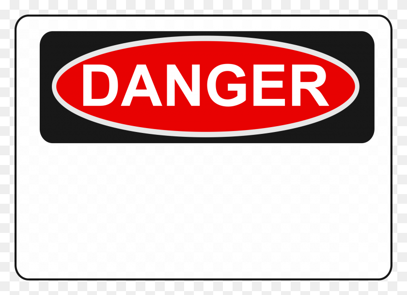 2400x1689 Clipart - Danger Clipart