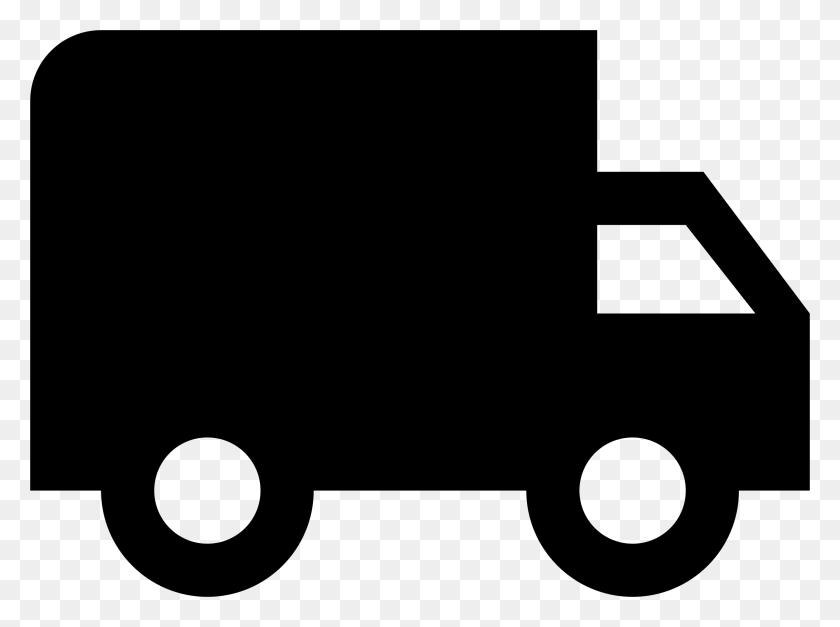 2398x1744 Clipart - Delivery Truck Clipart