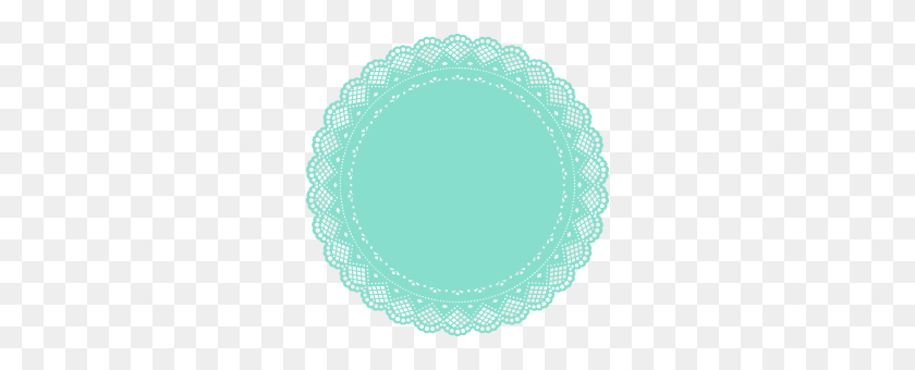 280x280 Clipart - Doily PNG