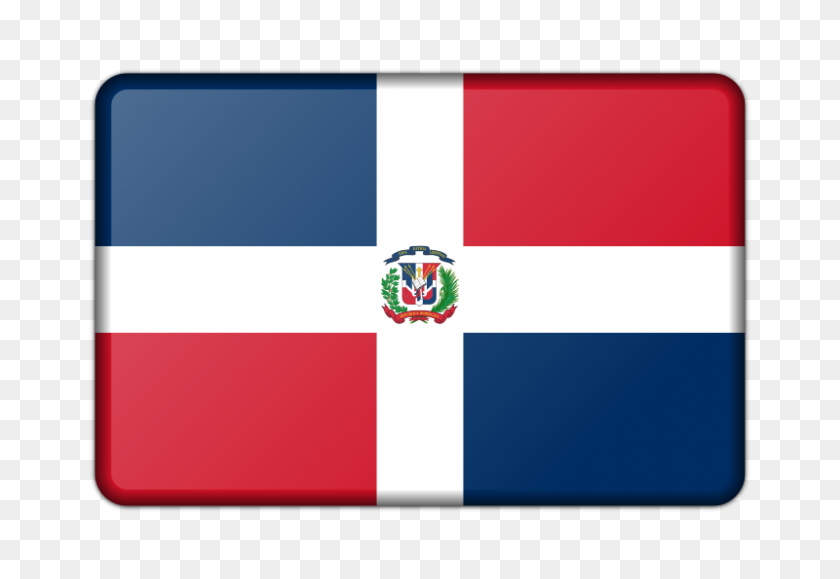 800x533 Clipart - Bandera Dominicana Png