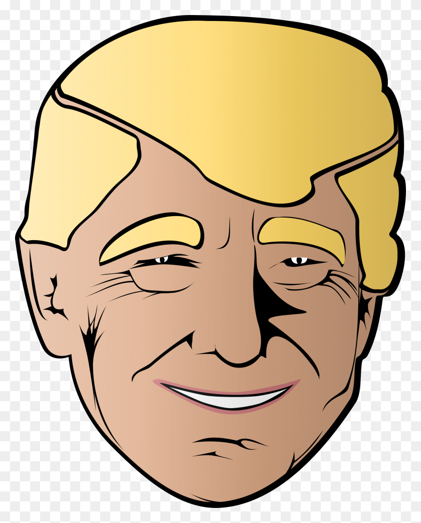 1904x2400 Clipart - Donald Trump Hair Clipart