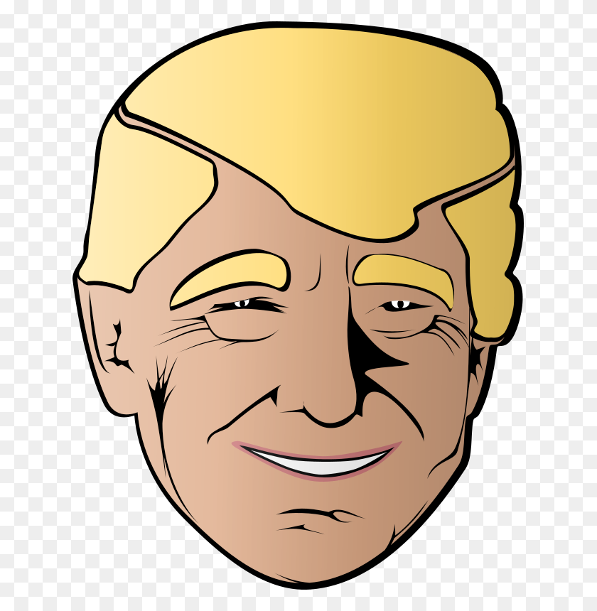 635x800 Clipart - Donald Trump Hair PNG