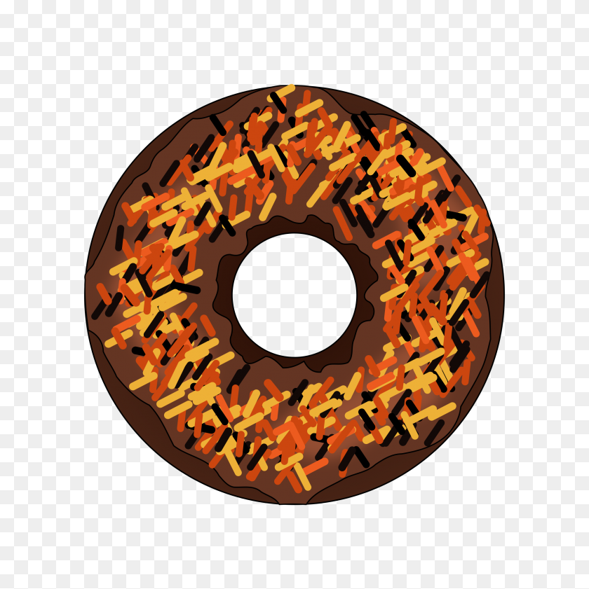 2394x2400 Clipart - Donuts Con Papá Clipart