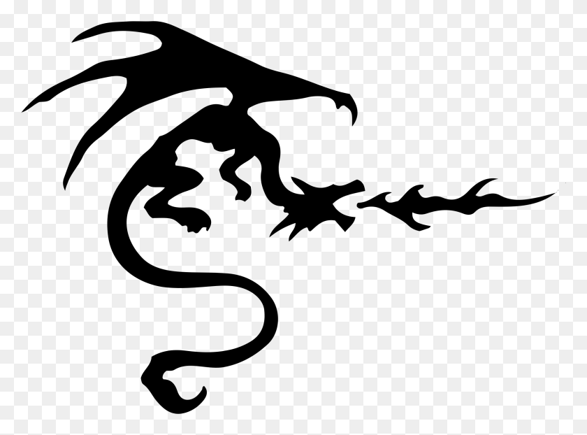 2354x1698 Clipart - Dragon Wings Clipart