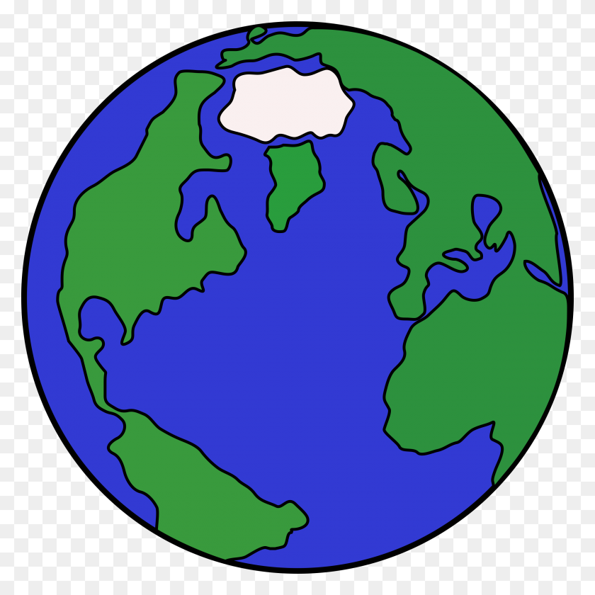 2400x2400 Clipart - Earth Clipart PNG