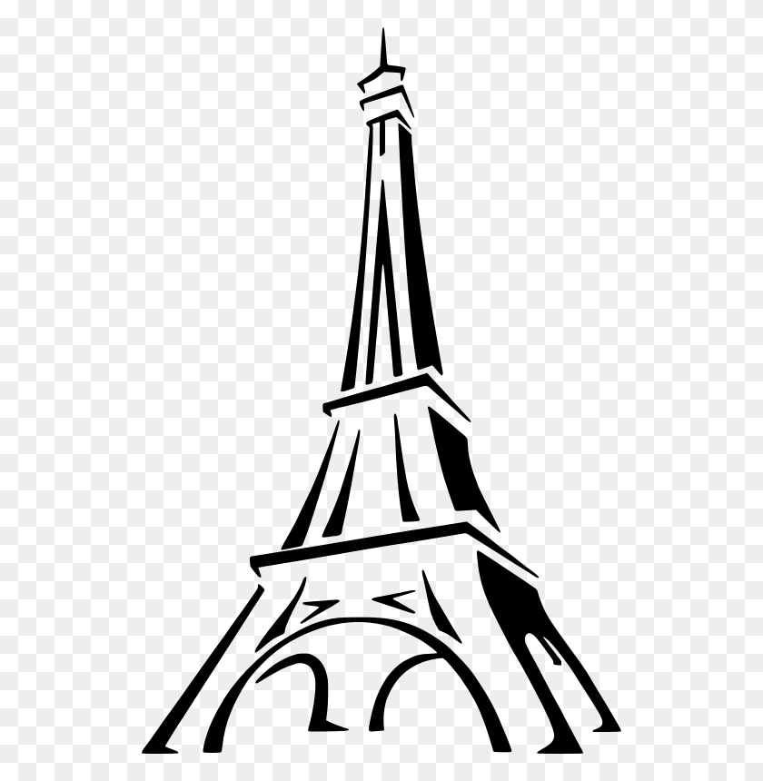 528x800 Clipart - Eiffel Tower Clip Art