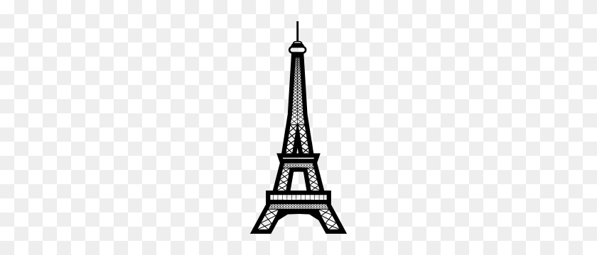 138x300 Clipart - Eiffel Tower Clip Art Free
