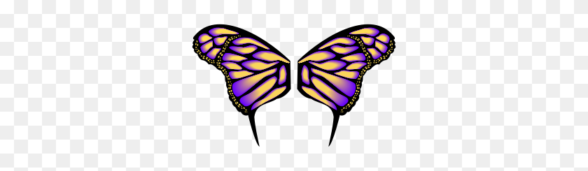 300x185 Clipart - Fairy Wings PNG