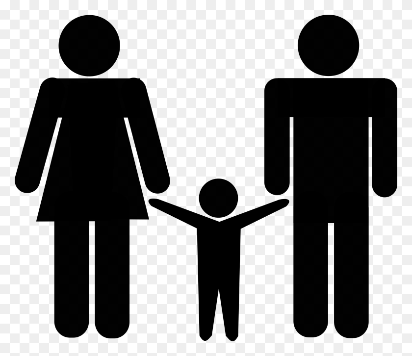 2400x2050 Clipart - Family Holding Hands Clipart