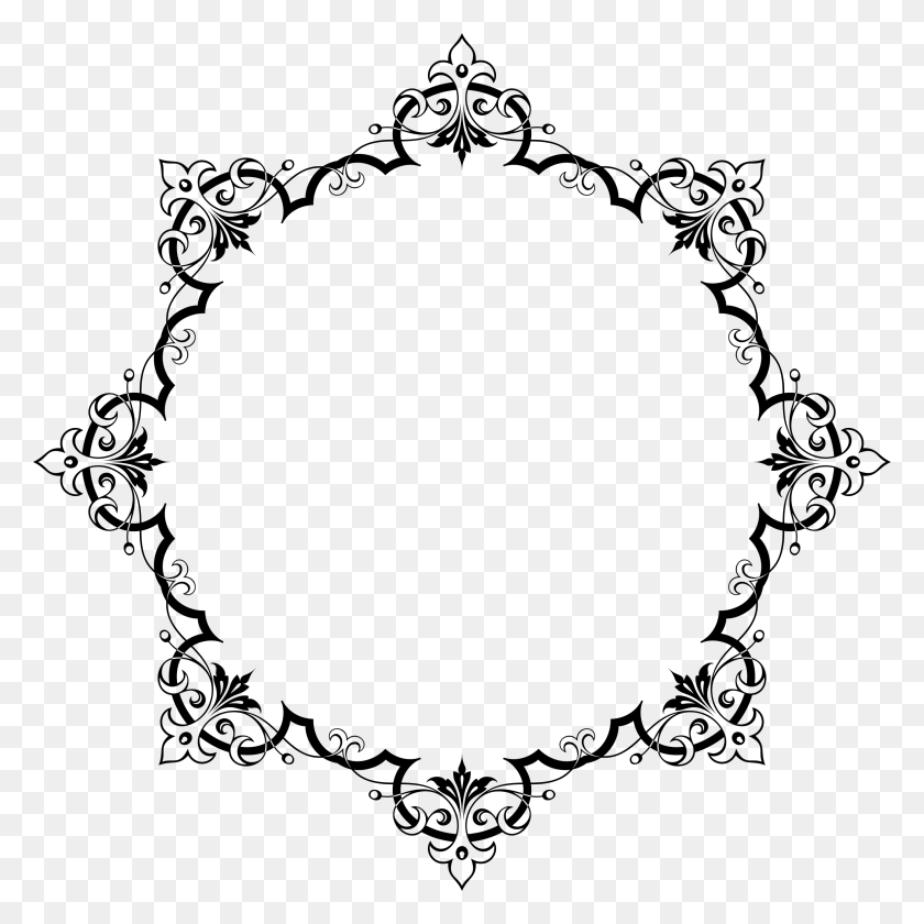 2364x2364 Clipart - Fancy Circle PNG