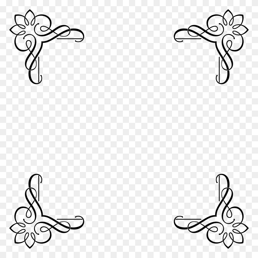 2342x2342 Clipart - Fancy Frame PNG