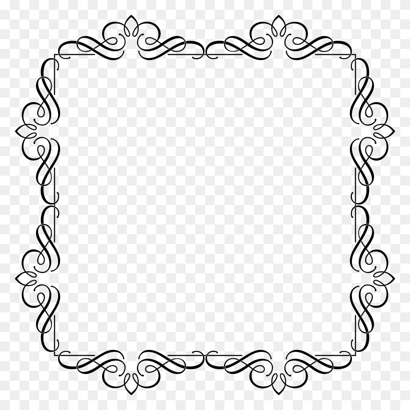 2322x2322 Clipart - Fancy Frame PNG
