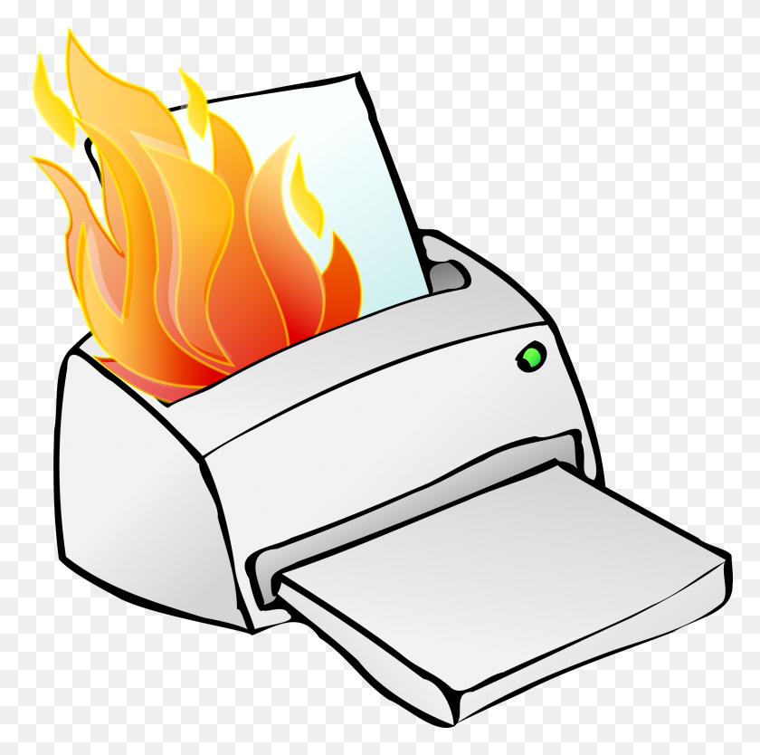 2416x2400 Clipart - Fax Machine Clipart