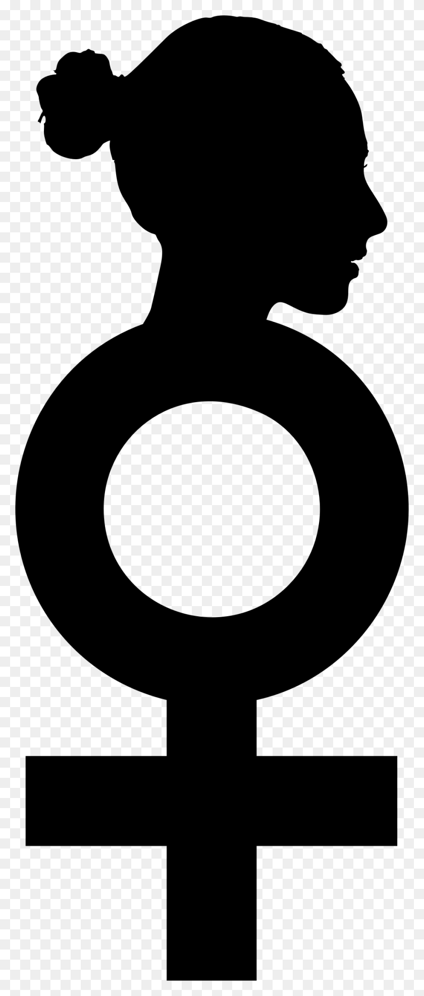 916x2246 Clipart - Female Symbol PNG