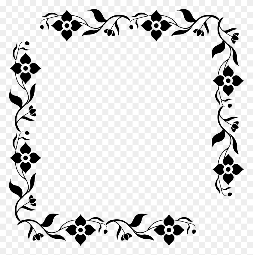 2315x2329 Clipart - Floral Pattern PNG