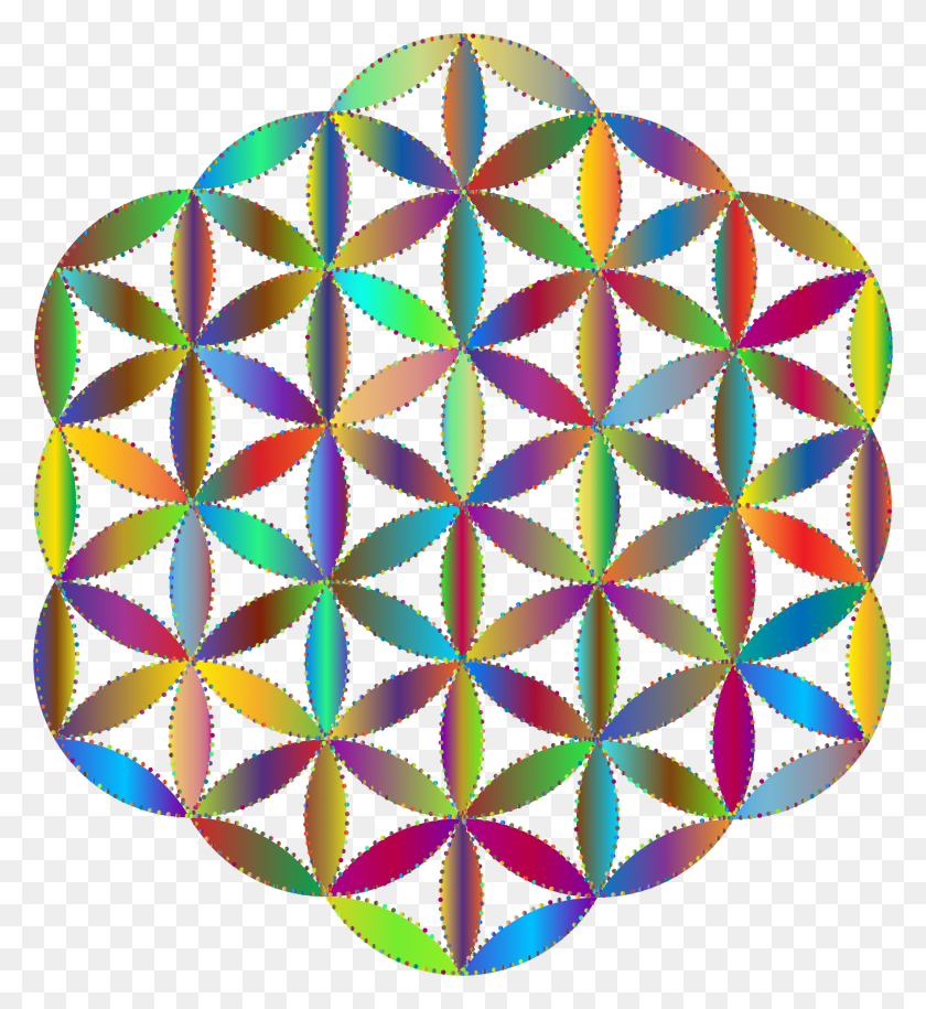 2136x2342 Clipart - Flower Of Life PNG