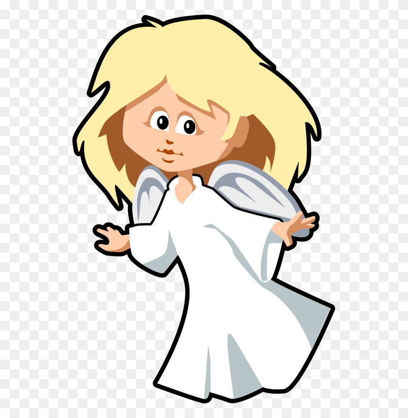 541x800 Clipart - Free Christmas Angel Clipart