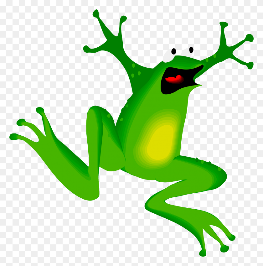 2372x2400 Clipart - Free Frog Clipart