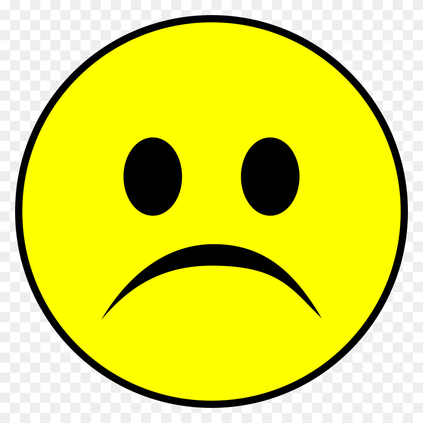2400x2400 Clipart - Frown Clipart