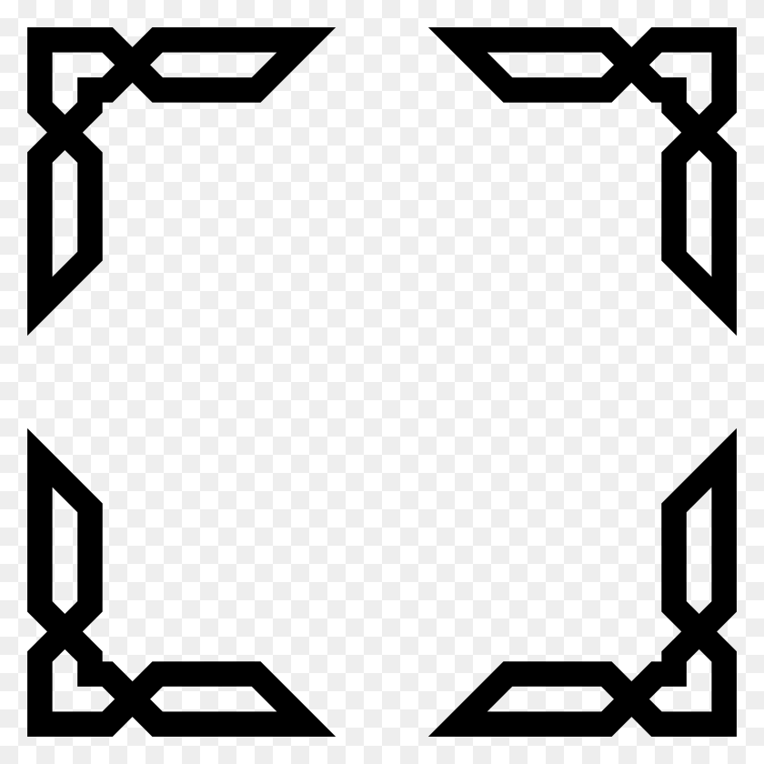 2322x2322 Clipart - Geometric Border Clip Art
