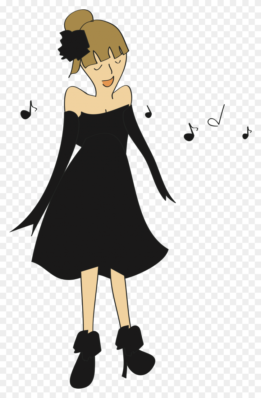1535x2398 Clipart - Girl Singing Clipart
