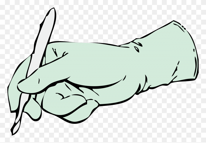 2400x1608 Clipart - Gloved Hand Clipart