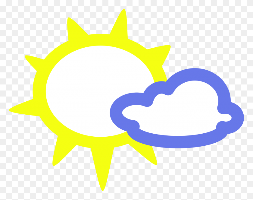2400x1857 Clipart - Good Weather Clipart