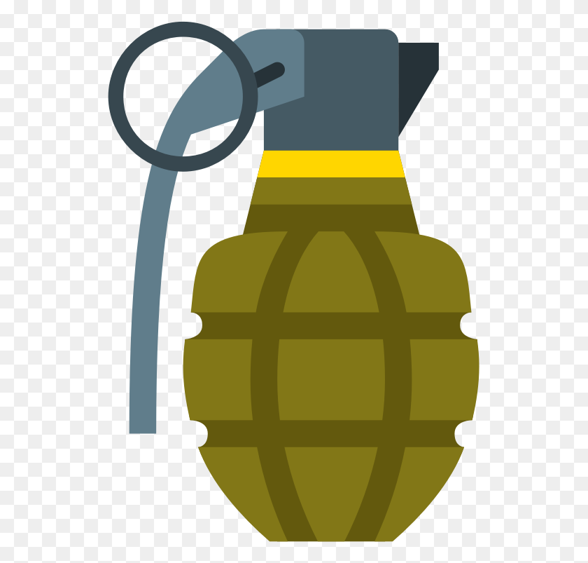 531x743 Clipart - Grenade PNG