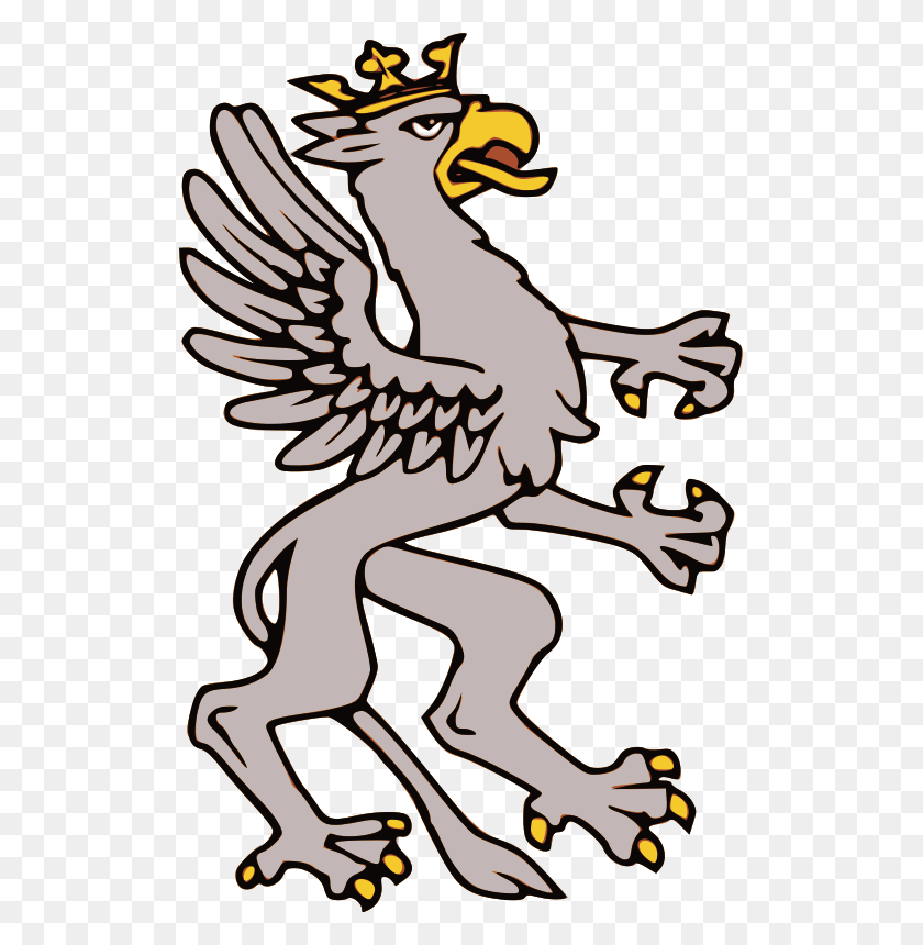 513x800 Clipart - Griffin PNG