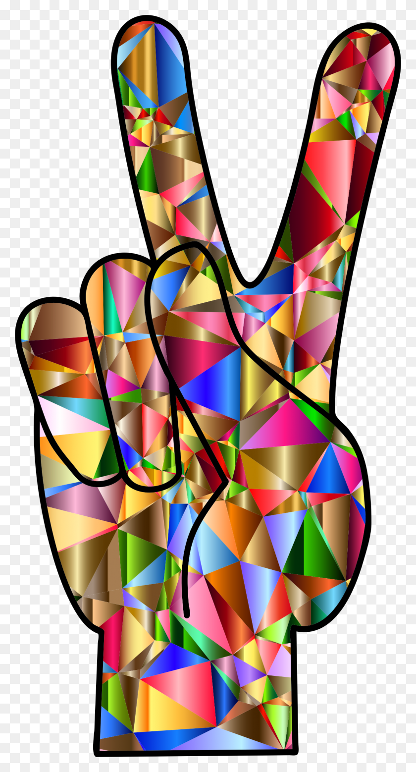 1184x2274 Clipart - Hand Peace Sign Clip Art