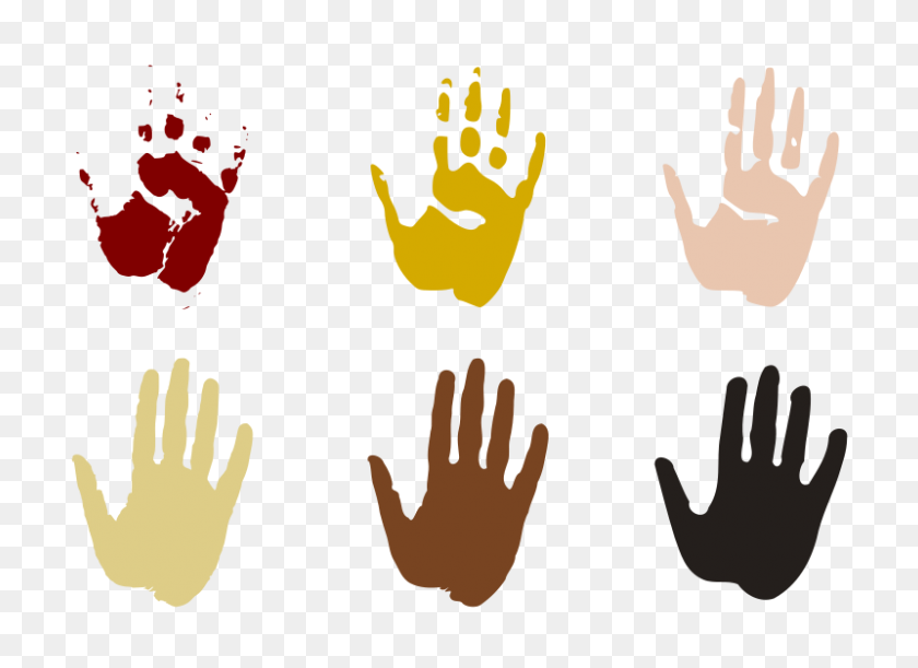 800x566 Clipart - Hand Print PNG